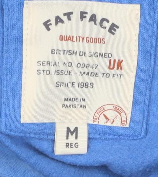 Fat Face Men's Blue Pullover Hoodie M
