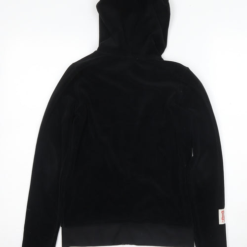 Juicy Couture Women's Black Full Zip Hoodie Size 16