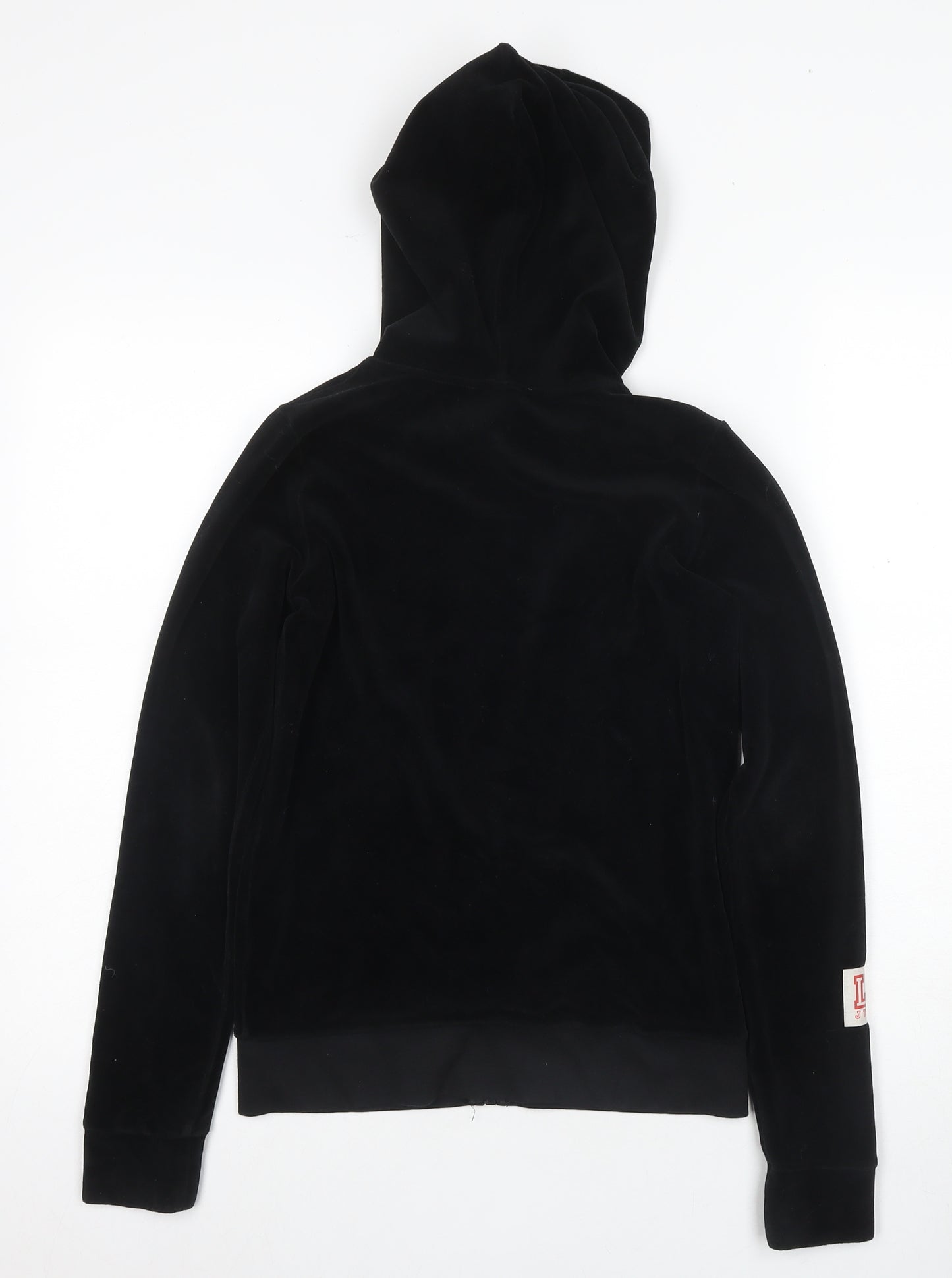Juicy Couture Women's Black Full Zip Hoodie Size 16
