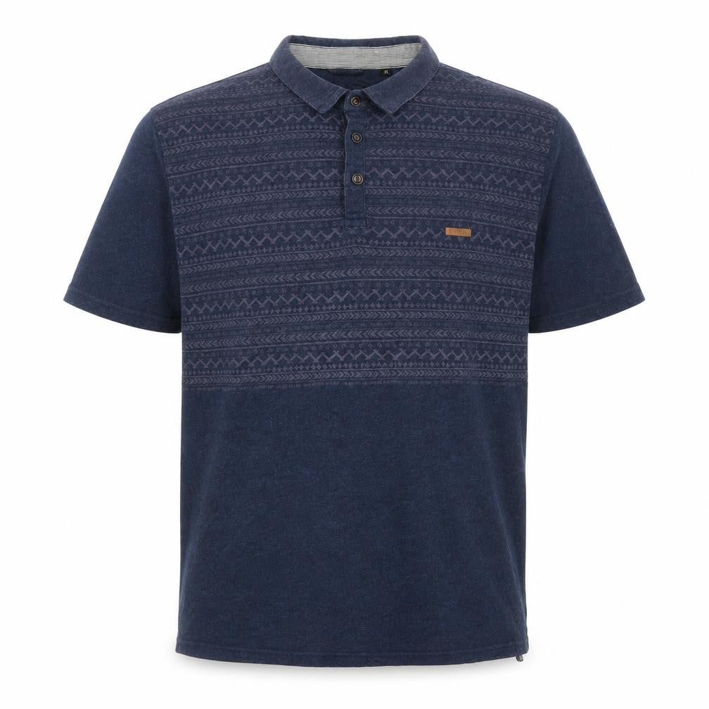 Front view of Firetrap Men's Blue XL Polo Shirt