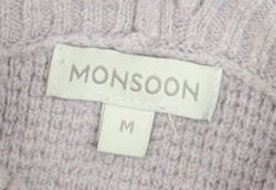 Monsoon Women's Beige Cowl Neck Pullover Jumper M