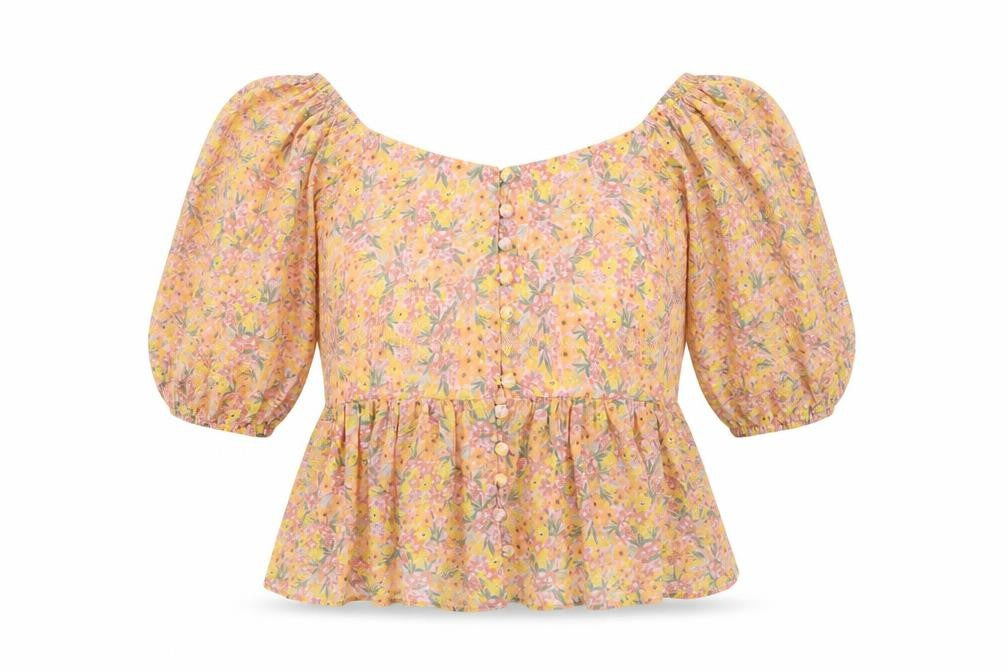 Front view of New Look Women's Multicoloured Floral Blouse