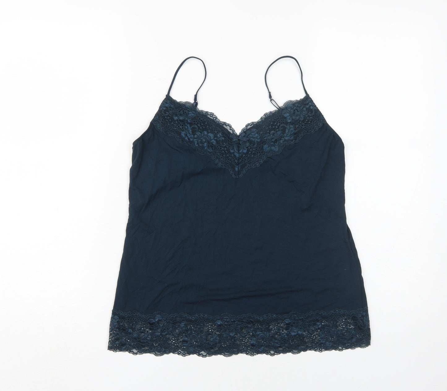 Jigsaw Women's Blue Lace Camisole Tank Top L