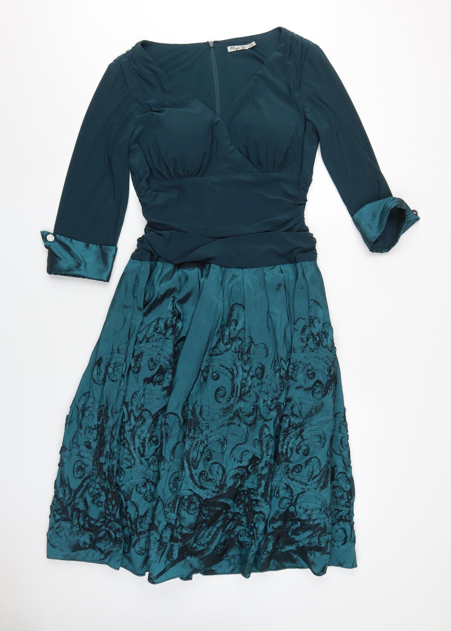 Eliza J Women's Blue A-Line Dress Size 14