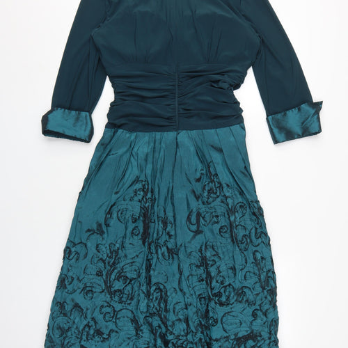 Eliza J Women's Blue A-Line Dress Size 14