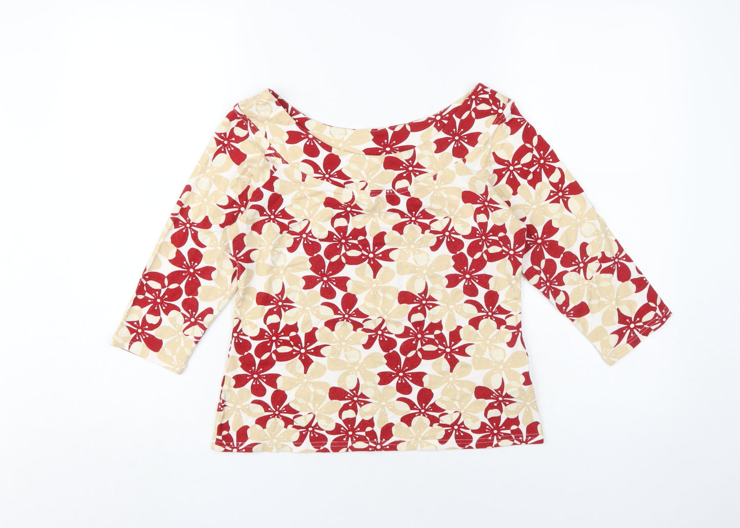 Next Women's Floral Top 14 Multicoloured 3/4 Sleeve