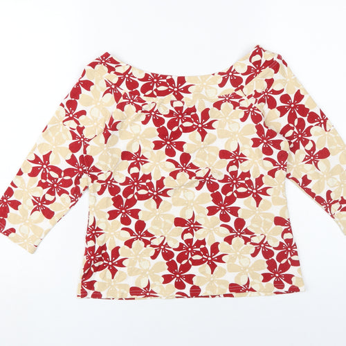Next Women's Floral Top 14 Multicoloured 3/4 Sleeve
