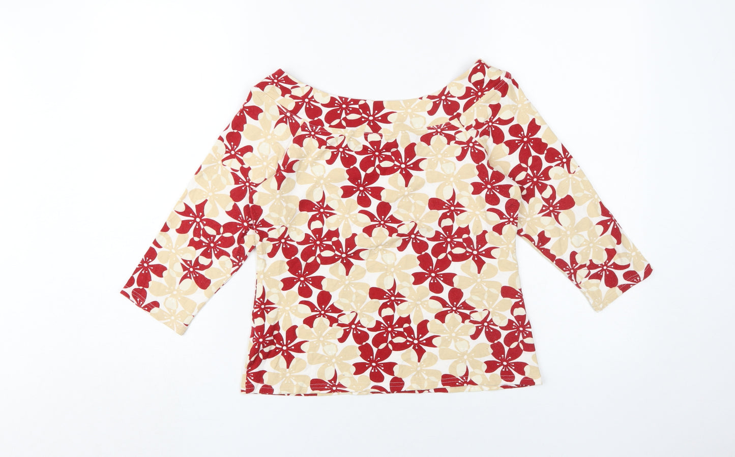 Next Women's Floral Top 14 Multicoloured 3/4 Sleeve