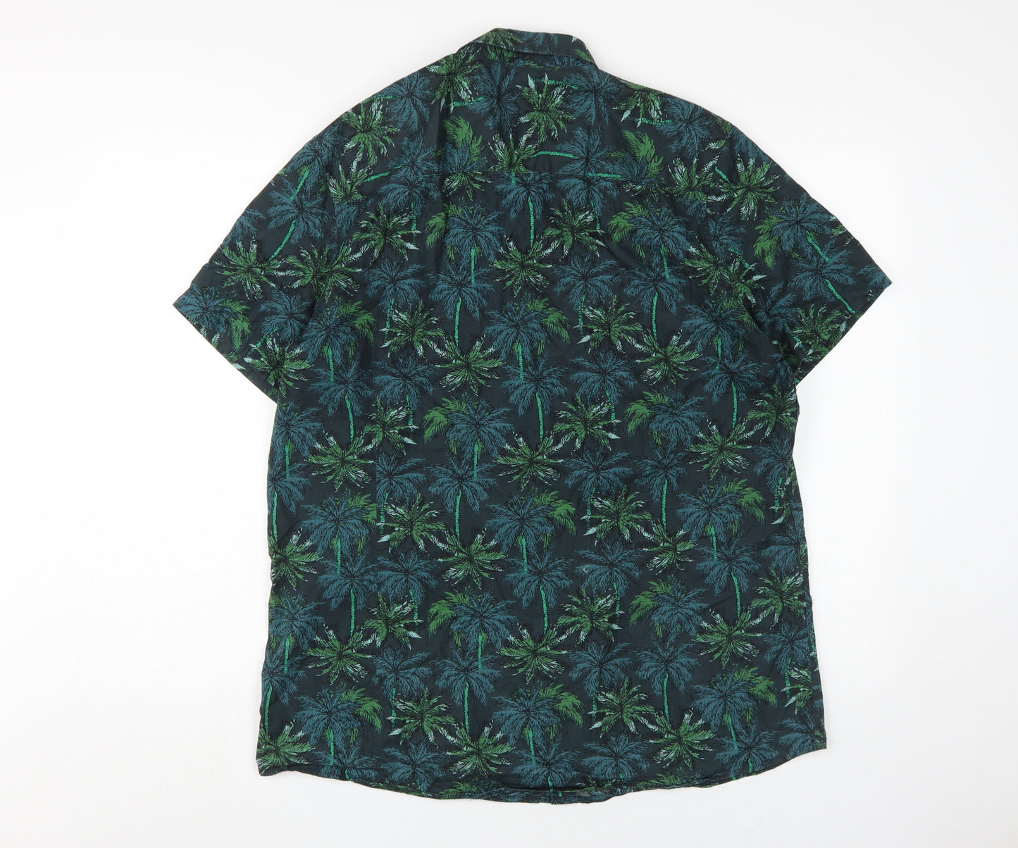 Next Men's Multicoloured Large Tropical Cotton Shirt