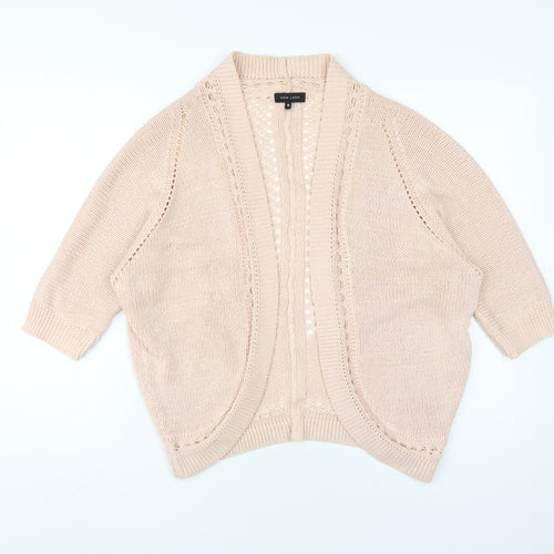 New Look Women's Beige Open Cardigan Size 10