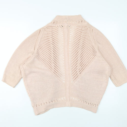 New Look Women's Beige Open Cardigan Size 10