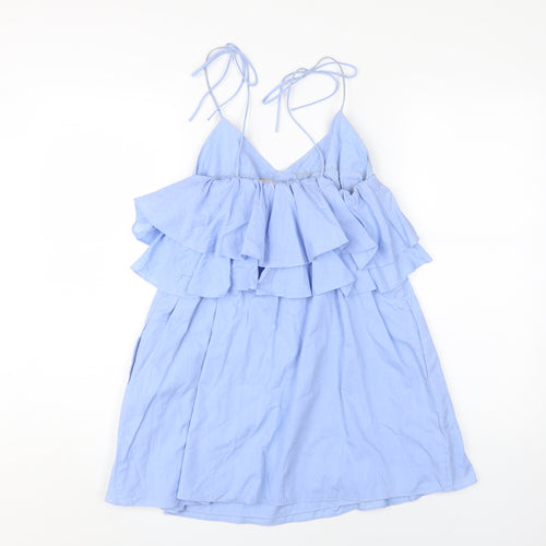 Zara Women’s Blue Short Slip Dress Size 10