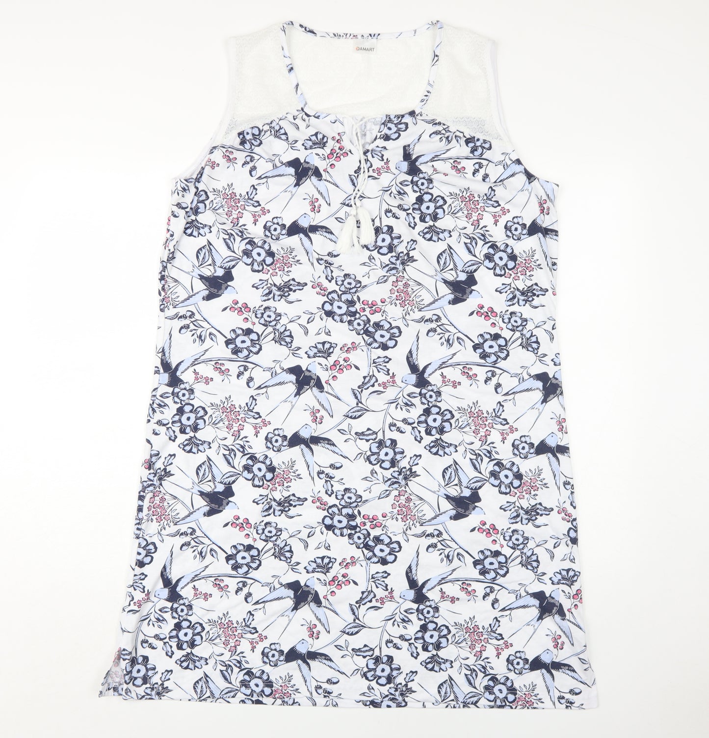 Damart Women Multicoloured Floral Dress L