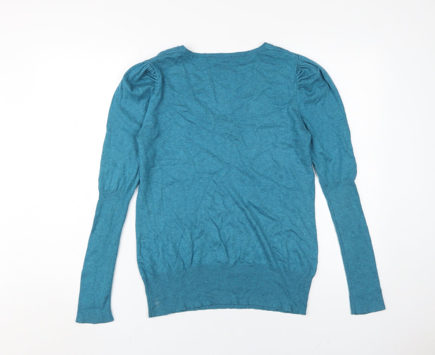 Dorothy Perkins Women's Blue V-Neck Pullover Jumper 14