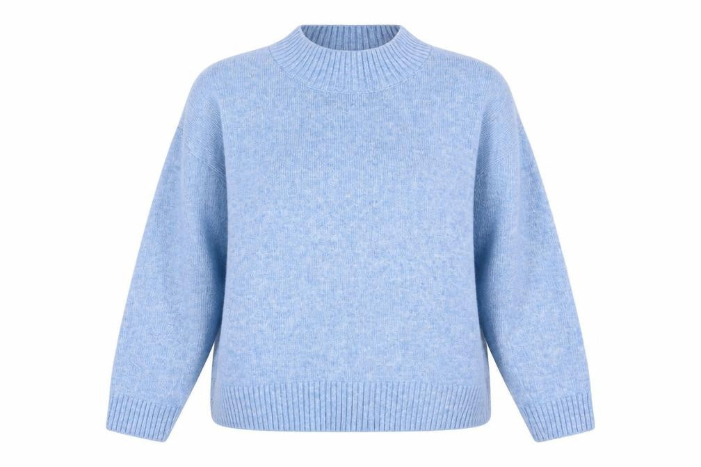H&M Women's Blue Pullover Jumper - Size M