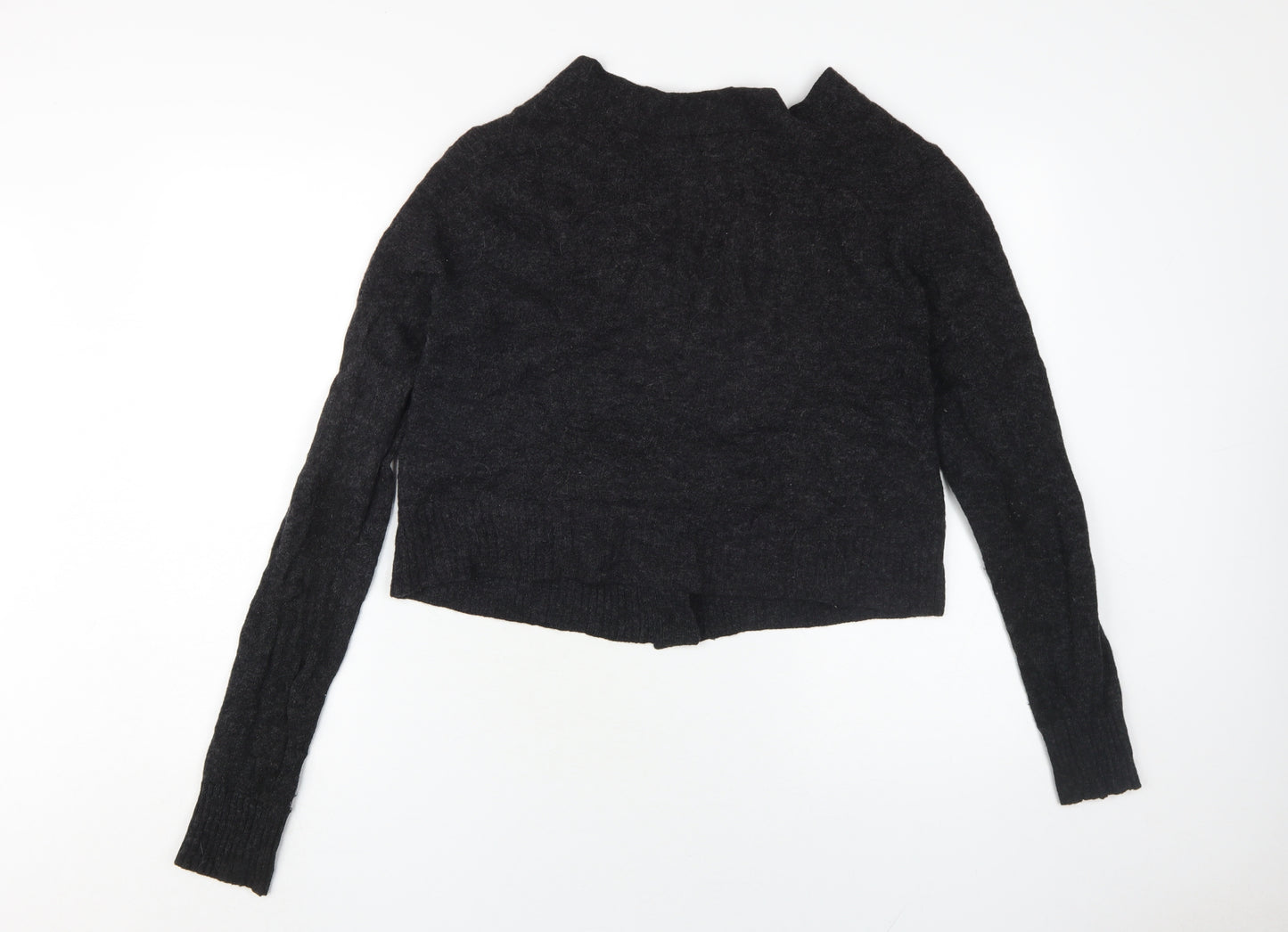 Arket Women's Black V-Neck Cardigan S