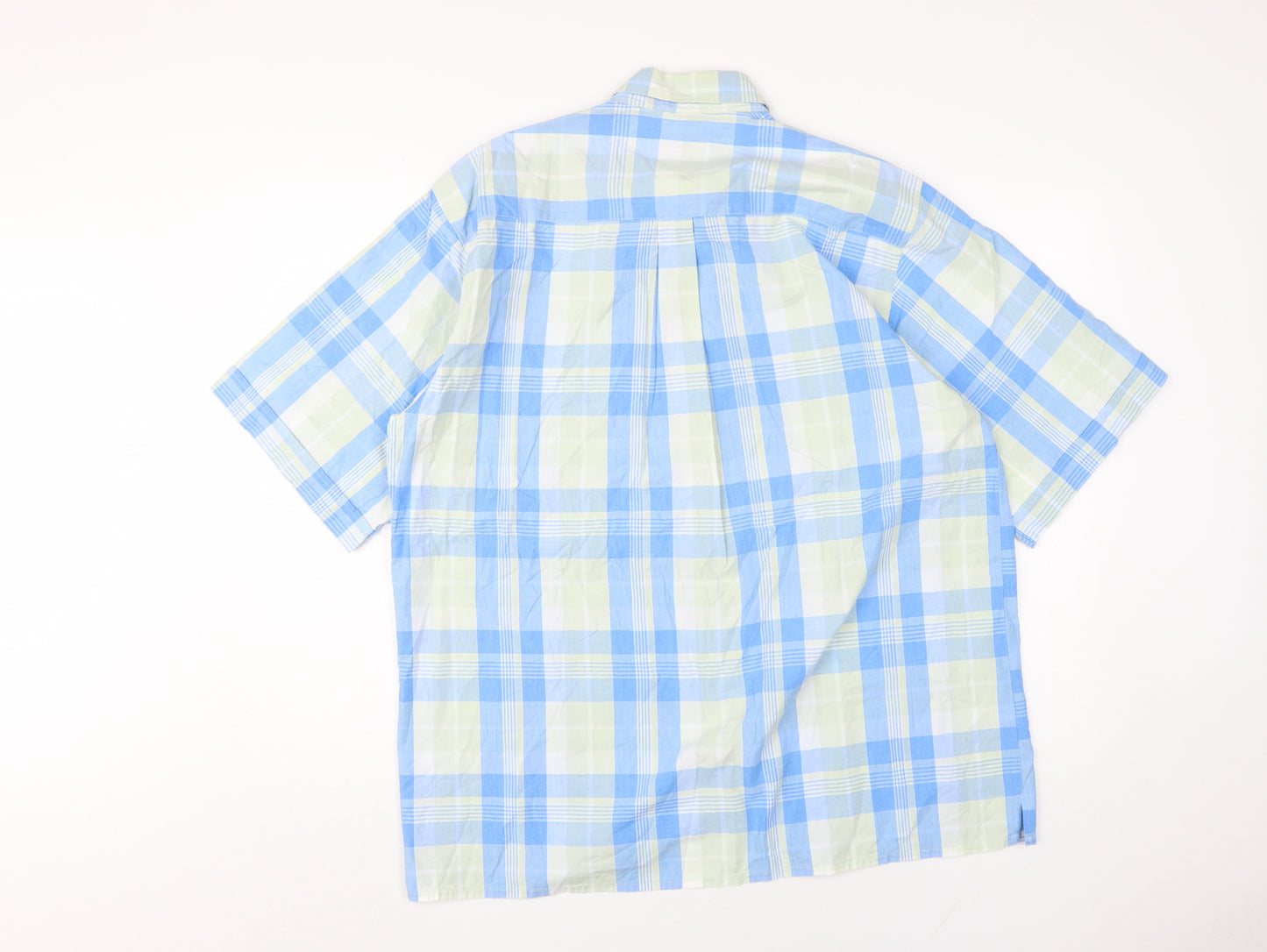 Guise Men's Multicoloured Plaid Short Sleeve Shirt L