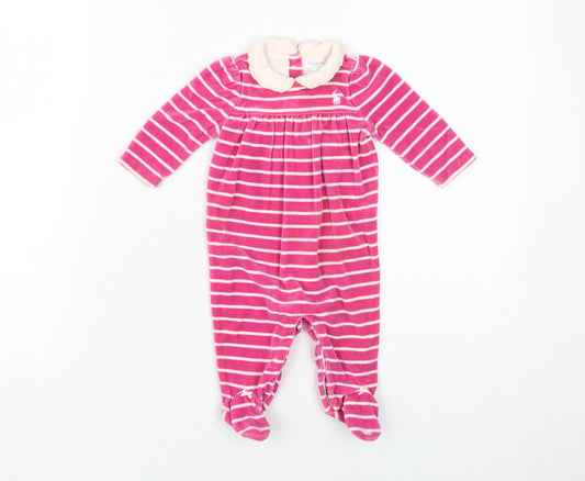 Ralph Lauren Pink Stripe Unisex Baby Grow 3-6 Months