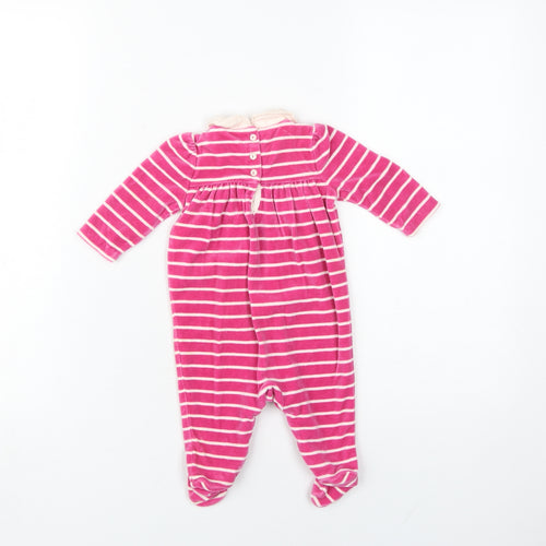 Ralph Lauren Pink Stripe Unisex Baby Grow 3-6 Months