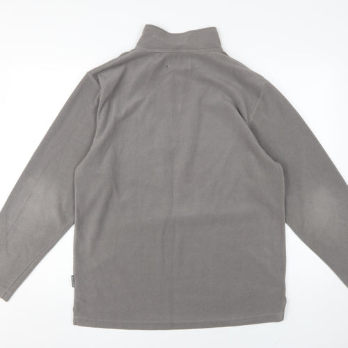 Trespass Men's Grey 1/4 Zip Fleece Sweatshirt M