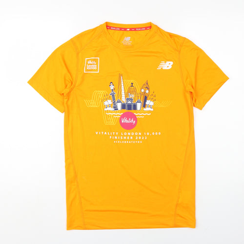 New Balance Unisex Orange XS Short Sleeve T-Shirt