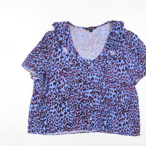 Whistles Women's Multicoloured Wrap Blouse Size 16