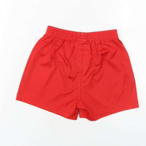 New Balance Boys Red Athletic Football Shorts 4-5 Years