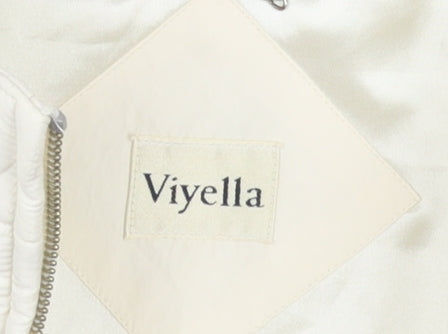 Viyella Women's Ivory Quilted Waistcoat Size 18
