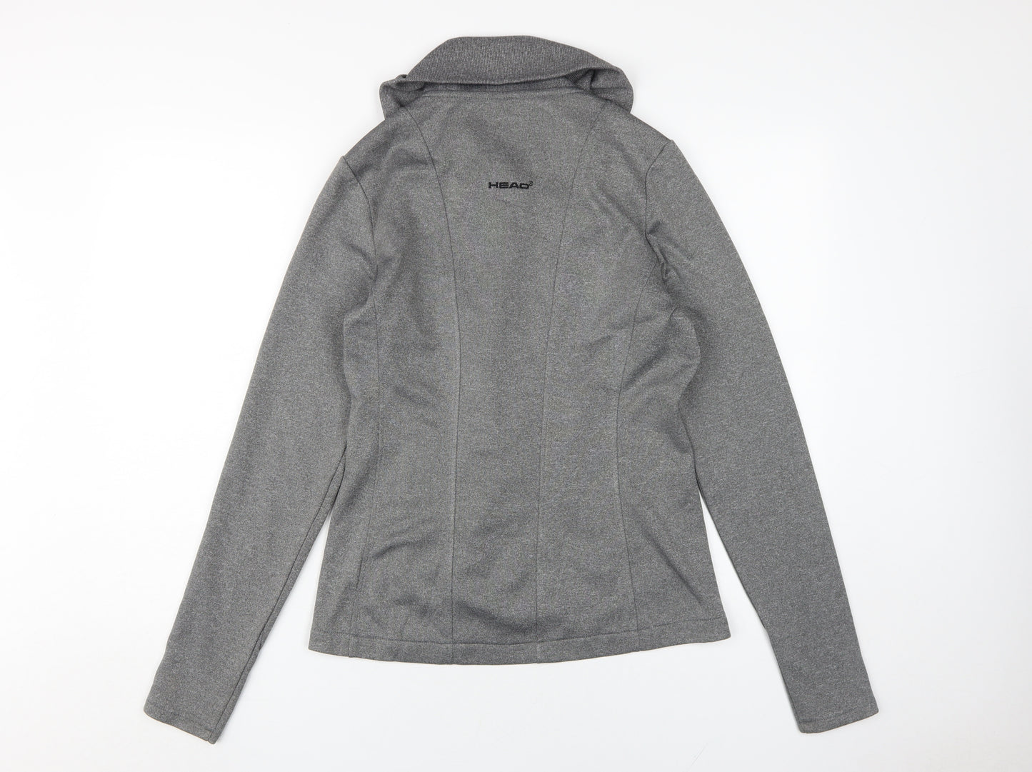 Head Women's Grey Biker Jacket - Size S, Casual Style