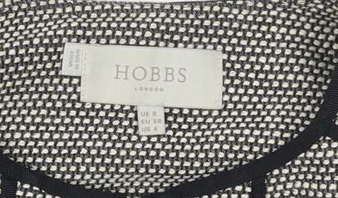 Hobbs Women's Black Tweed Slim Jacket Size 6