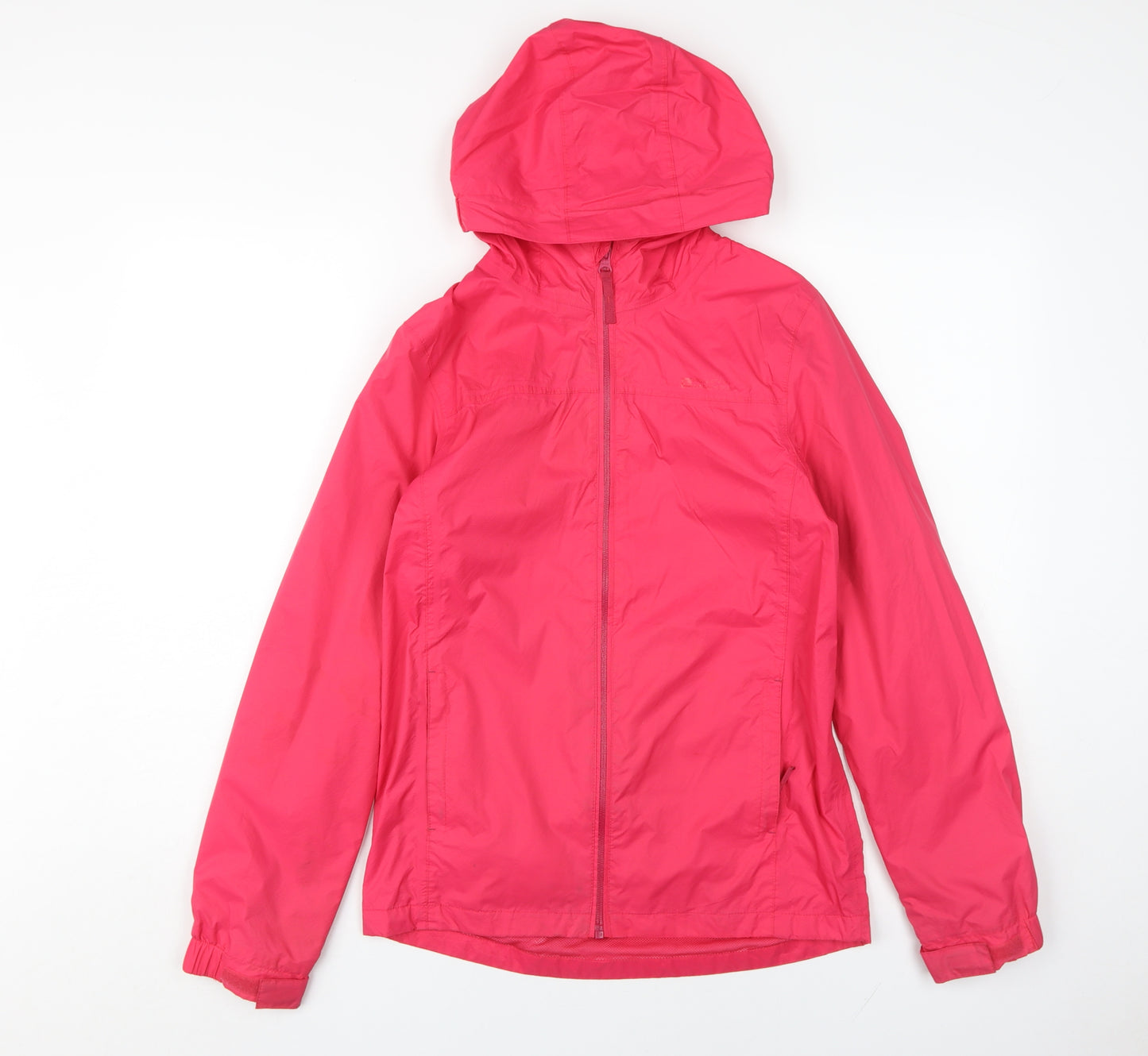 Mountain Warehouse Girls Pink Rain Coat 13 Years Waterproof