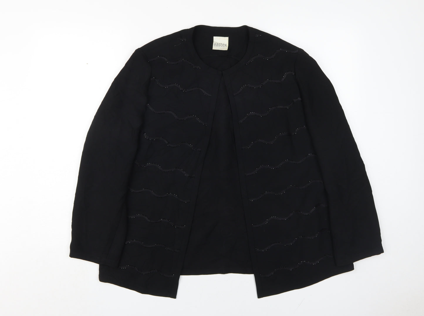 Eastex Women's Black Classic Jacket Size 14