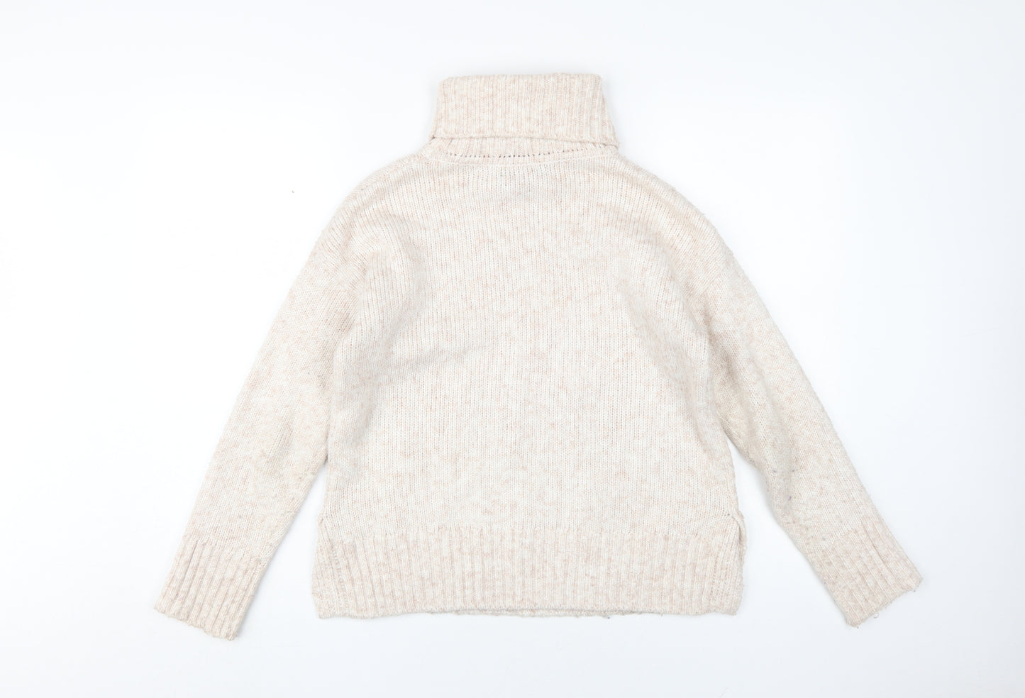 Banana Republic Women's Beige Roll Neck Jumper XS