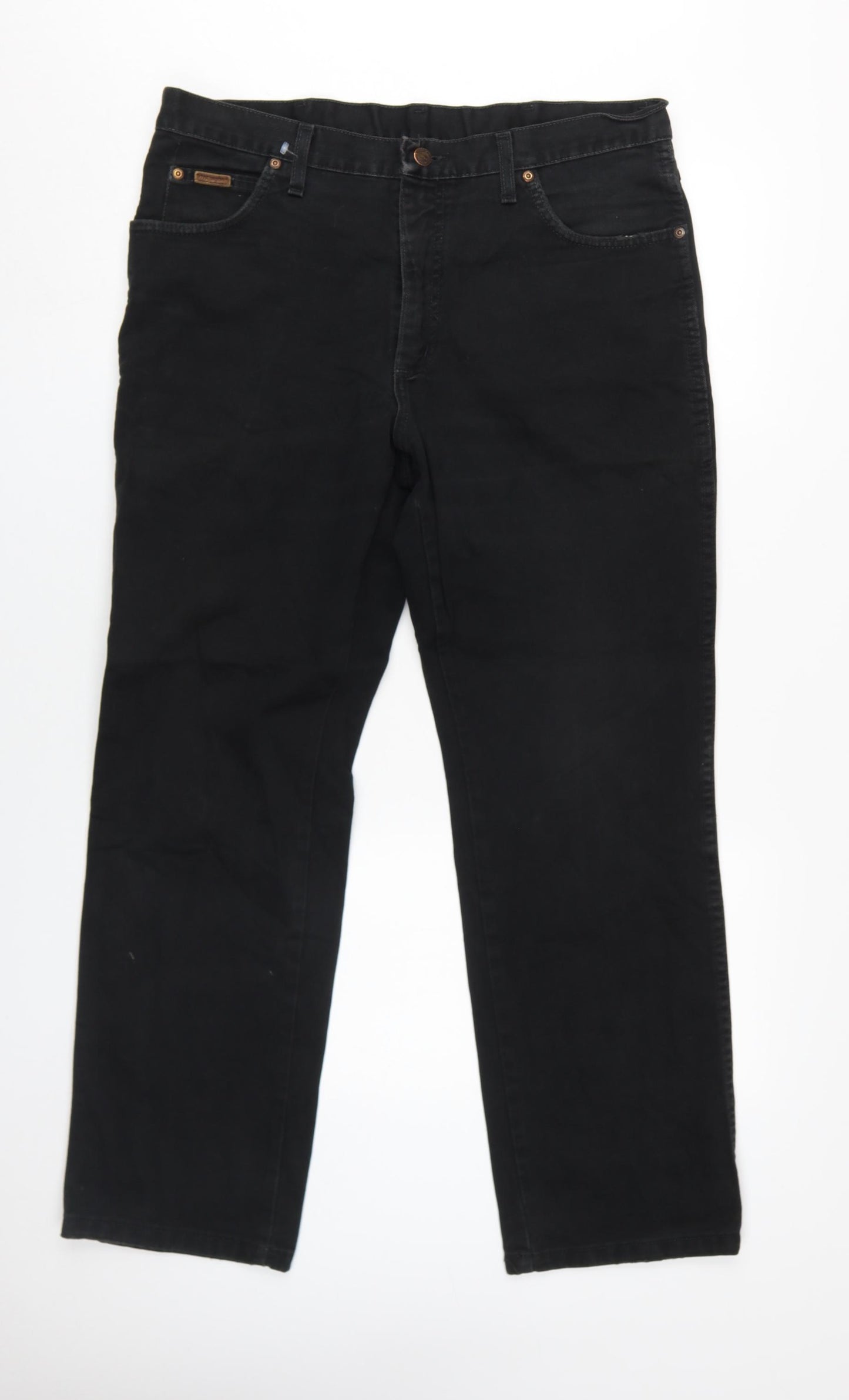 Wrangler Men's Black Straight Jeans Size 36