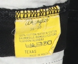 Wrangler Men's Black Straight Jeans Size 36