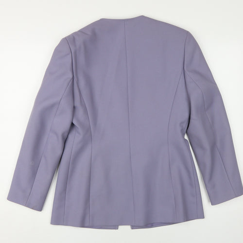 Eastex Women's Purple Embroidered Blazer Size 10