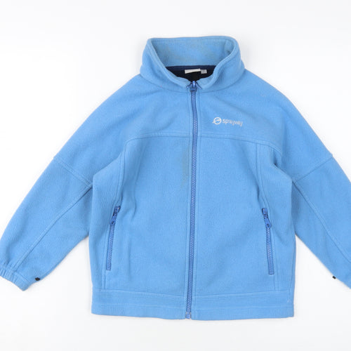 Sprayway Boys Blue Fleece Jacket 6 Years Full Zip Outdoor