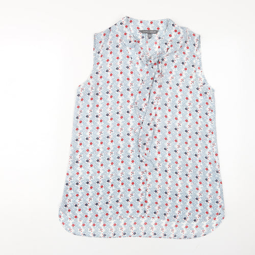 Laura Ashley Women's Floral Blouse, Size 10, Sleeveless