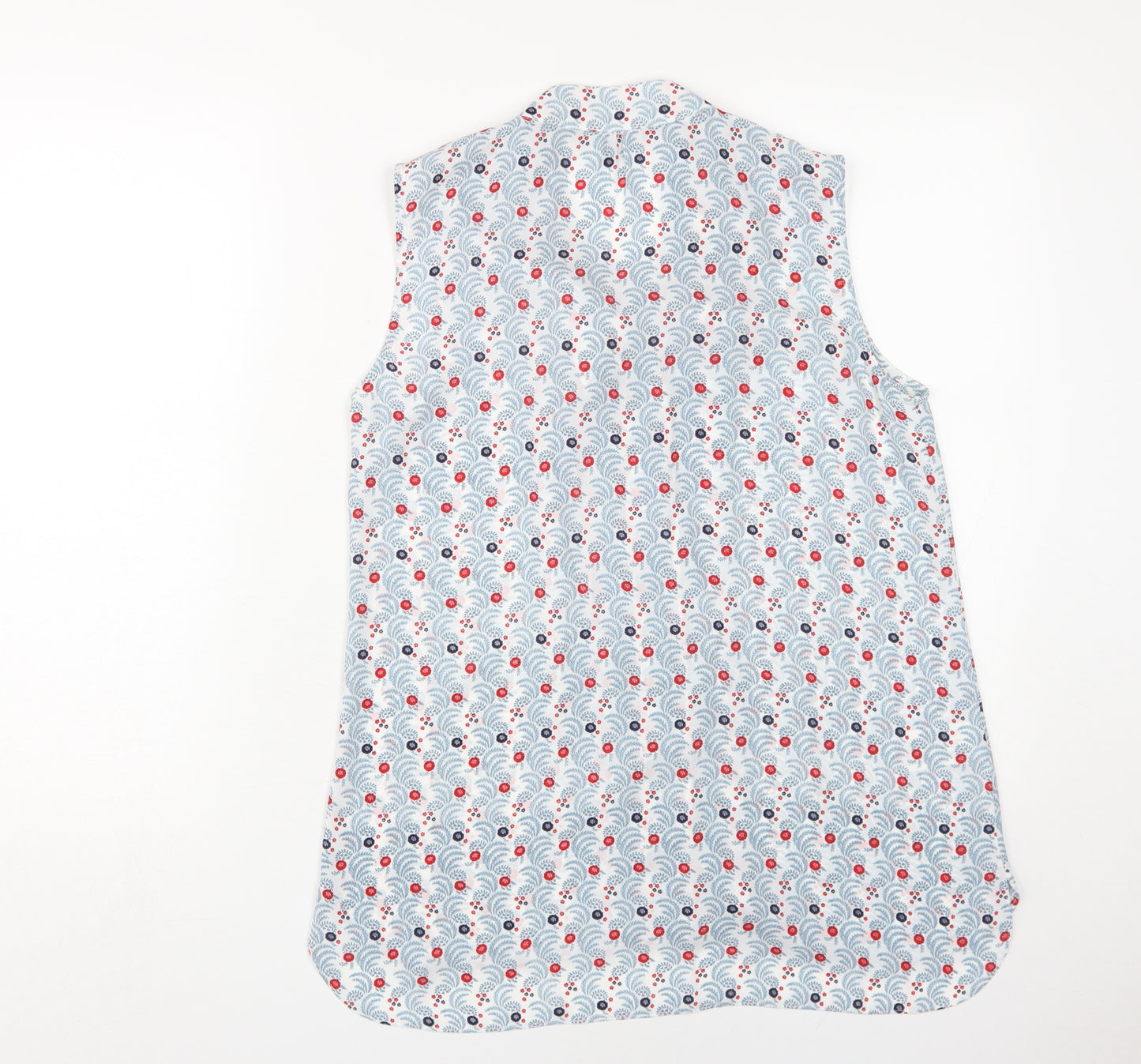 Laura Ashley Women's Floral Blouse, Size 10, Sleeveless