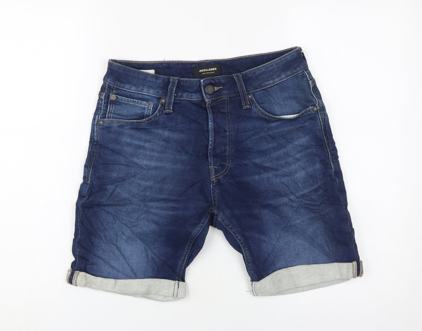 Jack & Jones Men's Blue XS Denim Chino Shorts