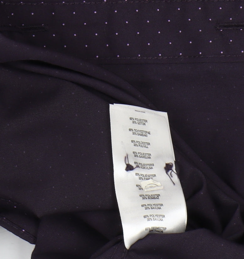 Thomas Nash Unisex Purple Polka Dot Shirt M