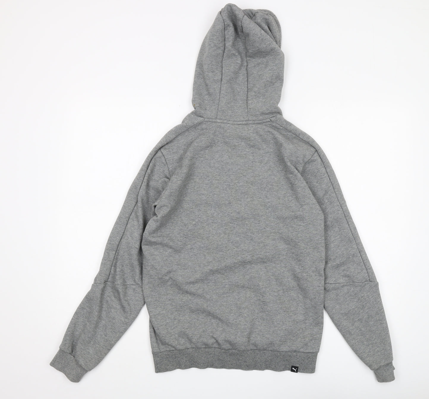 Puma Boys Grey Pullover Hoodie XL with Logo Accent
