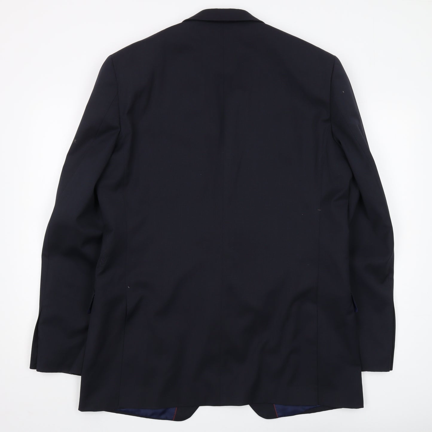Austin Reed Men's Blue Suit Jacket 44L Long Formal Wear