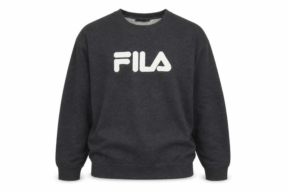 Front view of Fila Men's Black Pullover Sweatshirt -, size L