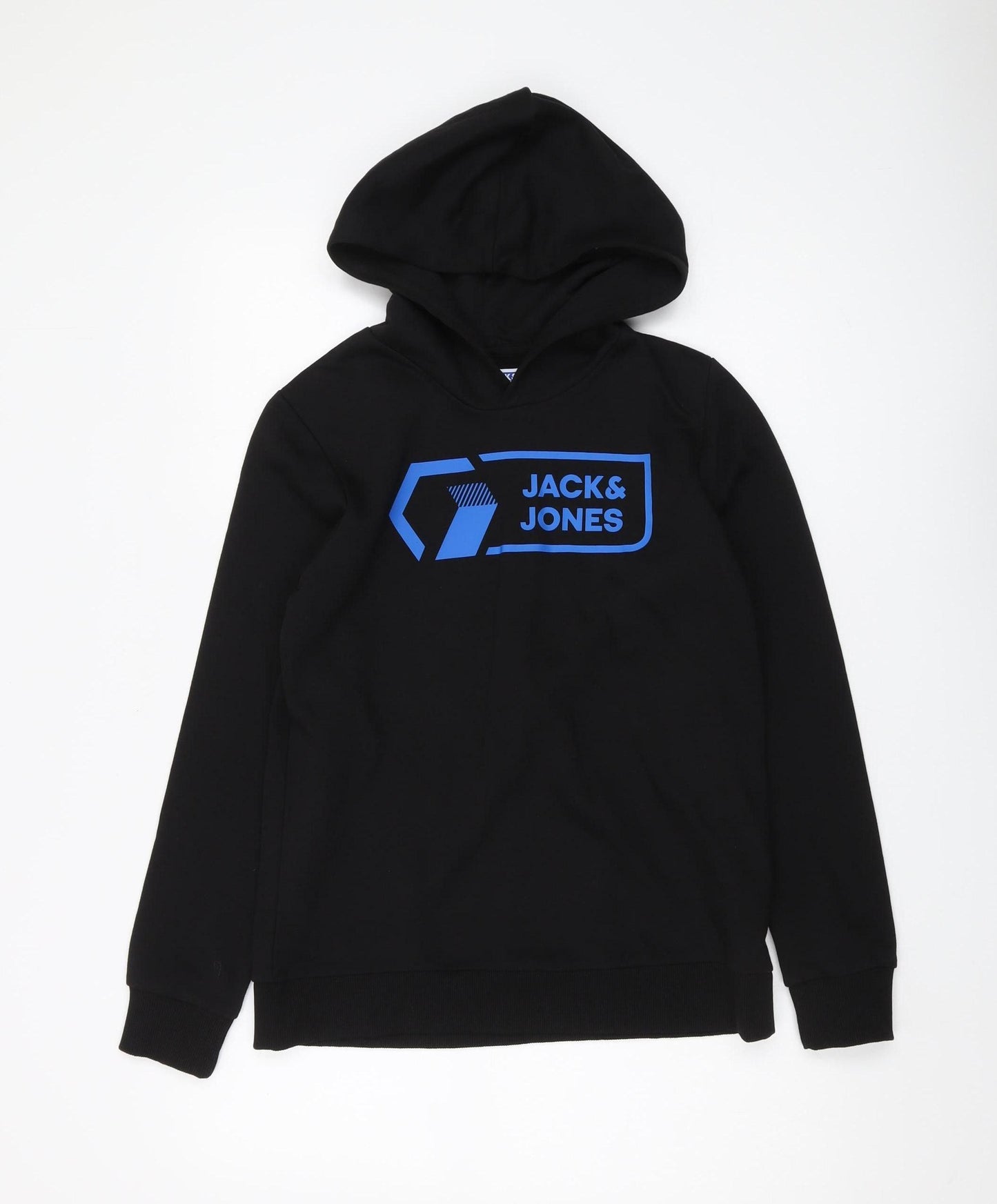 Jack & Jones Boys Black Pullover Hoodie Age 11