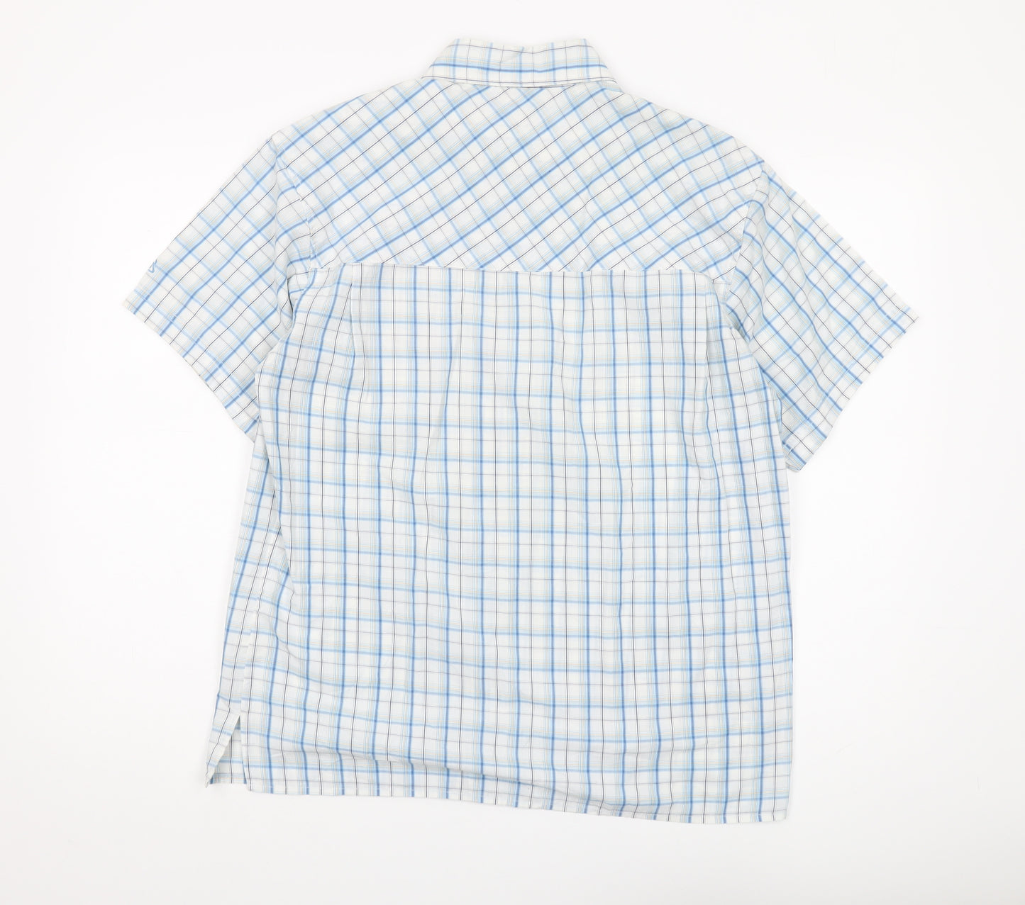 Craghoppers Men's Check Short Sleeve Shirt Blue M