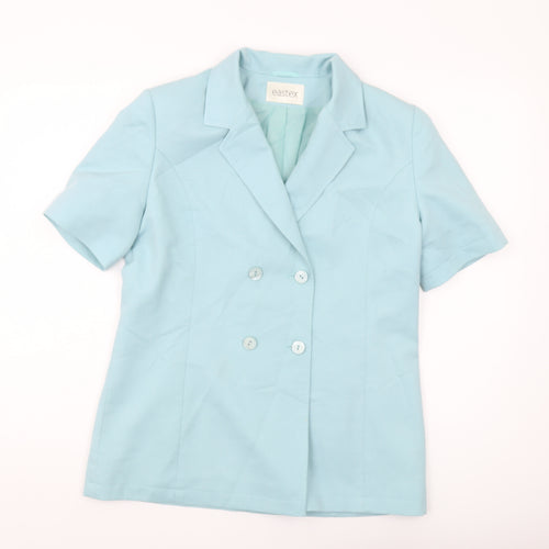 Eastex Women's Blue Suit Jacket - Size 10, Classic Fit