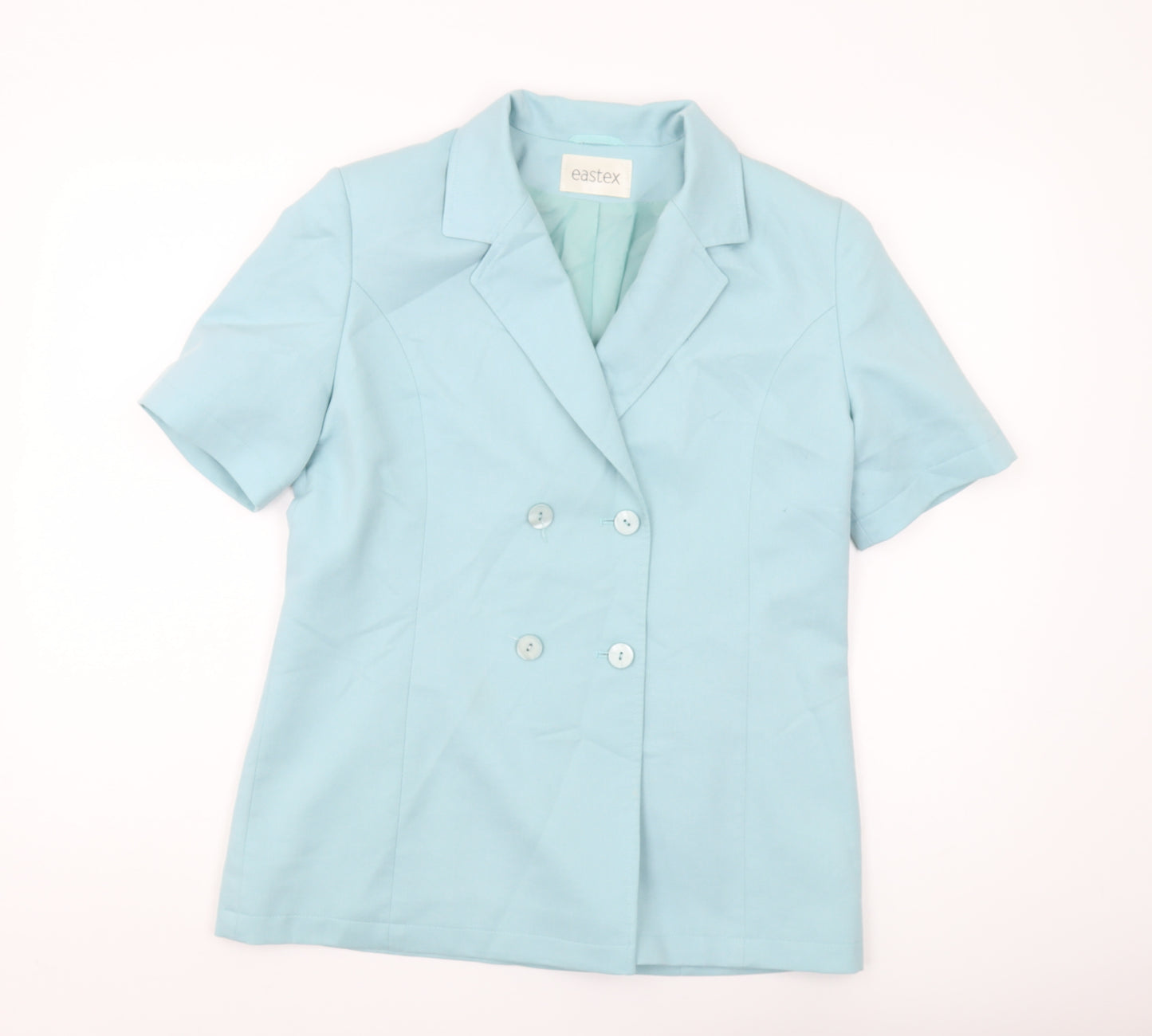 Eastex Women's Blue Suit Jacket - Size 10, Classic Fit
