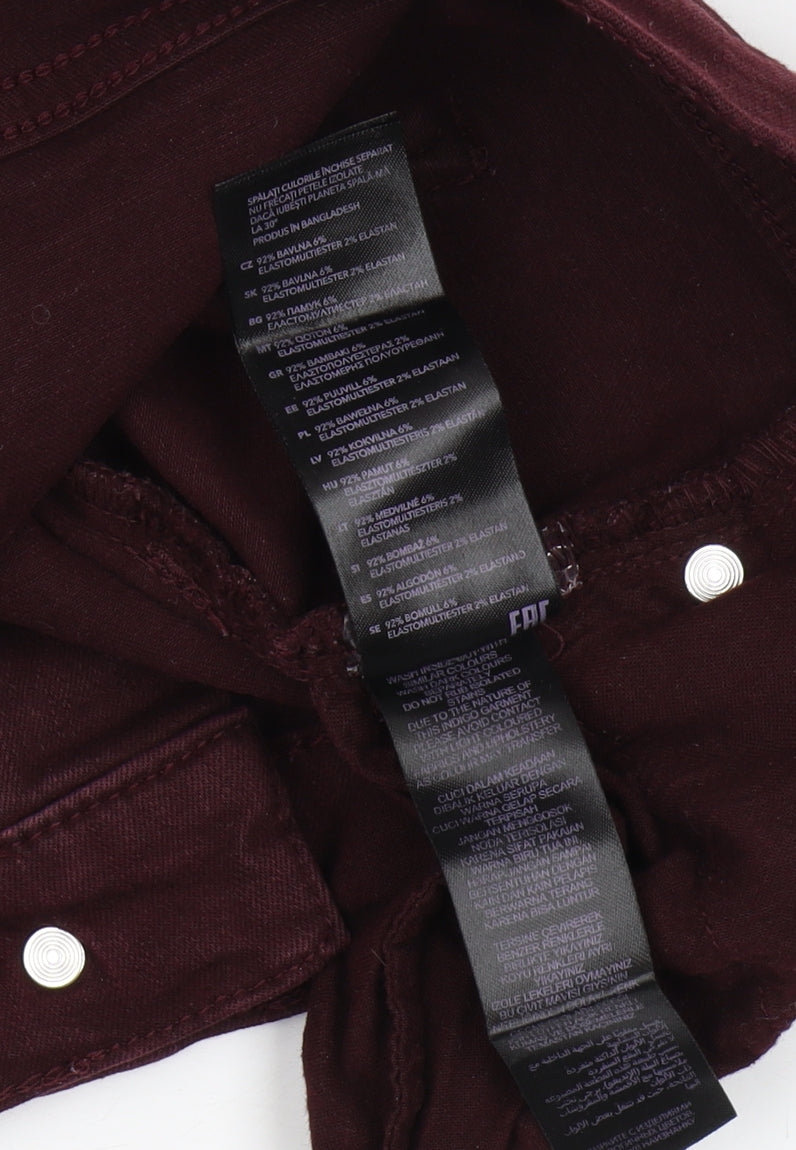 Jasper Conran Women's Brown Straight Jeans Size 16