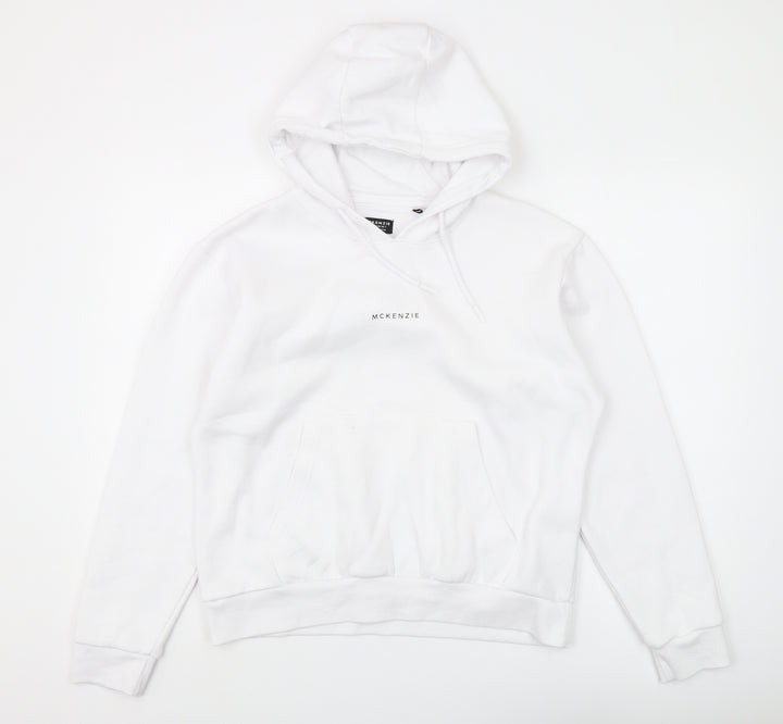 McKenzie Women's White Pullover Hoodie Size 10